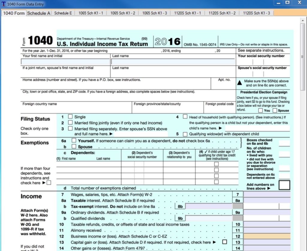 Image 3 Individual Lending Solutions Sample Tax Return